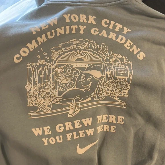 blue Nike vintage hoodie - Picture 3 of 3